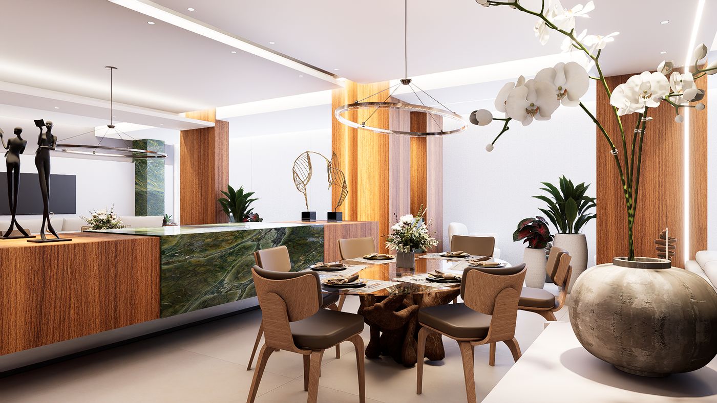 Apartamento Buritama, Sala de Jantar