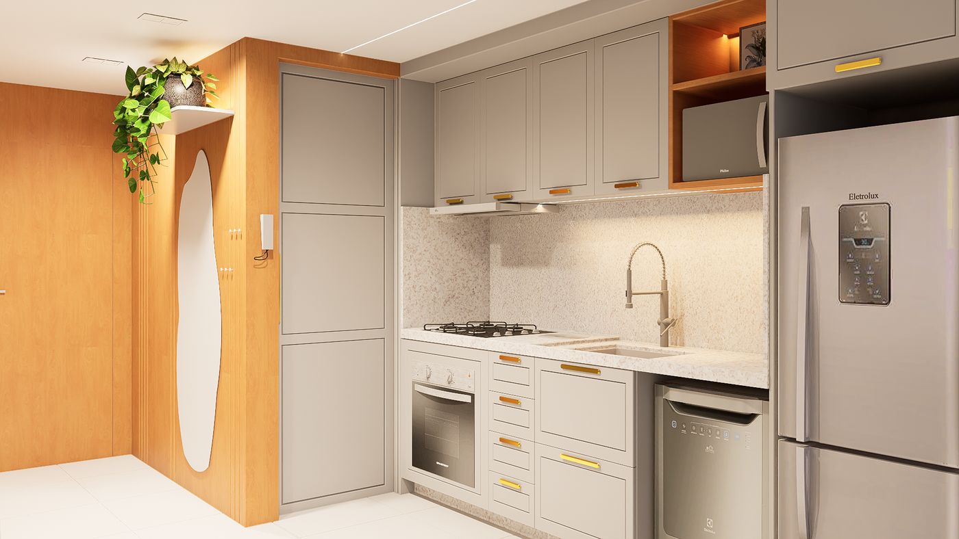 Apartamento Piçarras, Cozinha